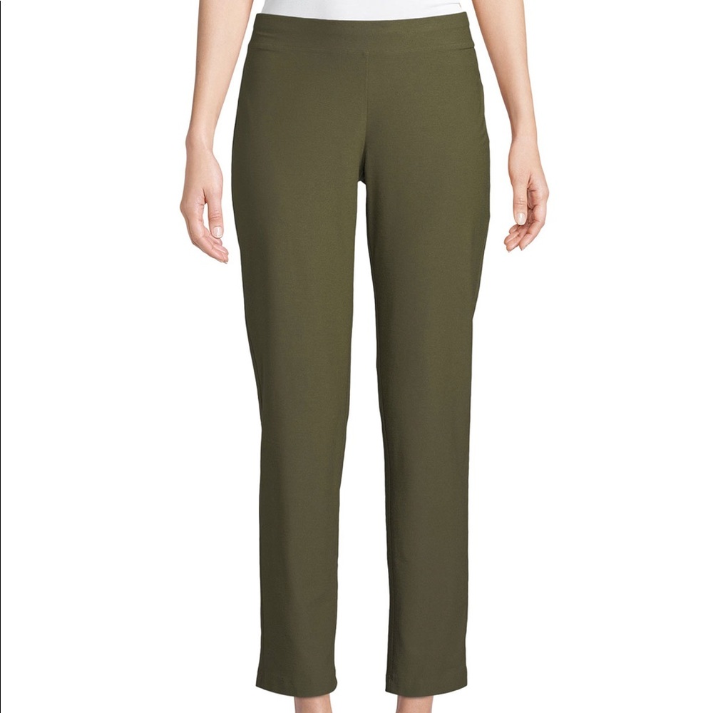 Eileen fisher petite small washable crepe pants